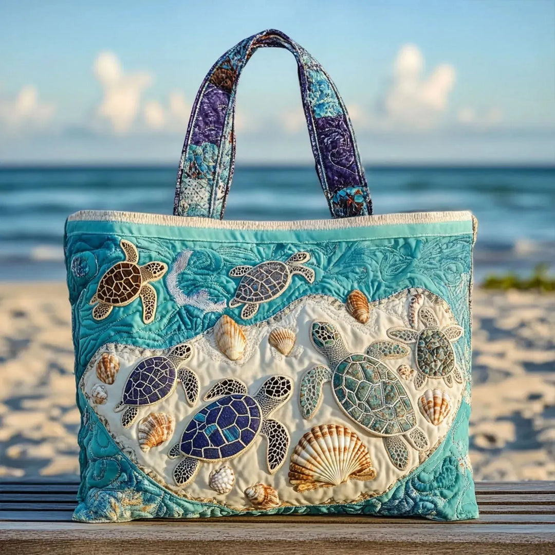 Artisan Tote Bag - Blue Coast