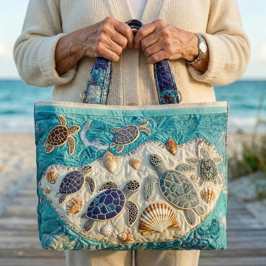 Artisan Tote Bag - Blue Coast