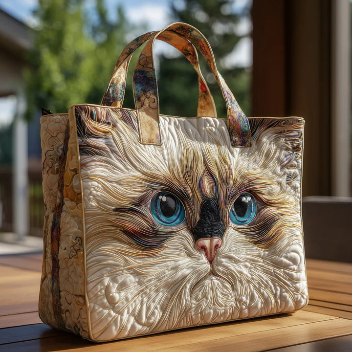 Artisan Tote Bag - Bold Feline
