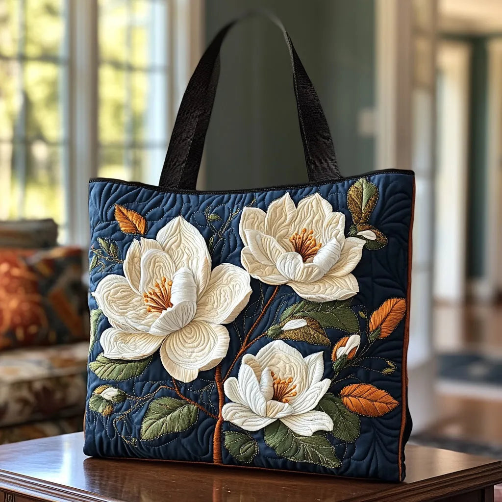 Artisan Tote Bag - Night Magnolia