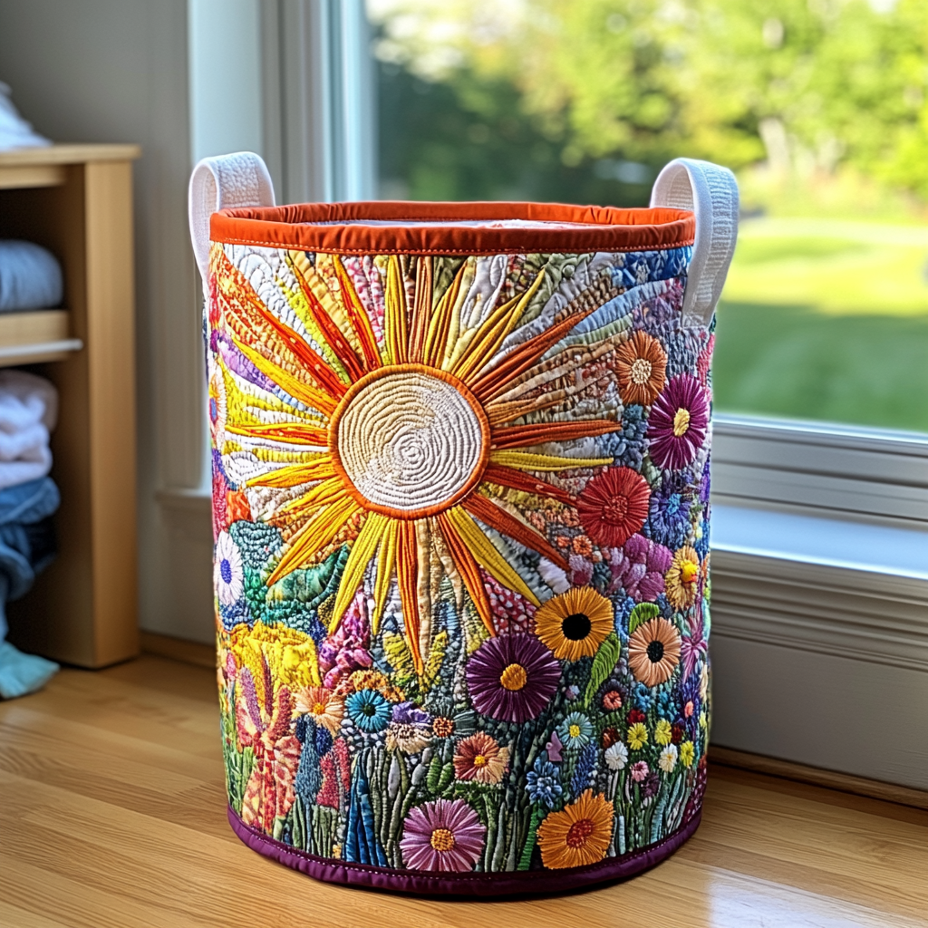 Artisan Basket - Colorful Laundry Hamper
